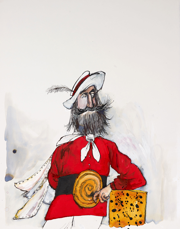 Ralph Steadman's illustrated book Garibaldi's biscuits