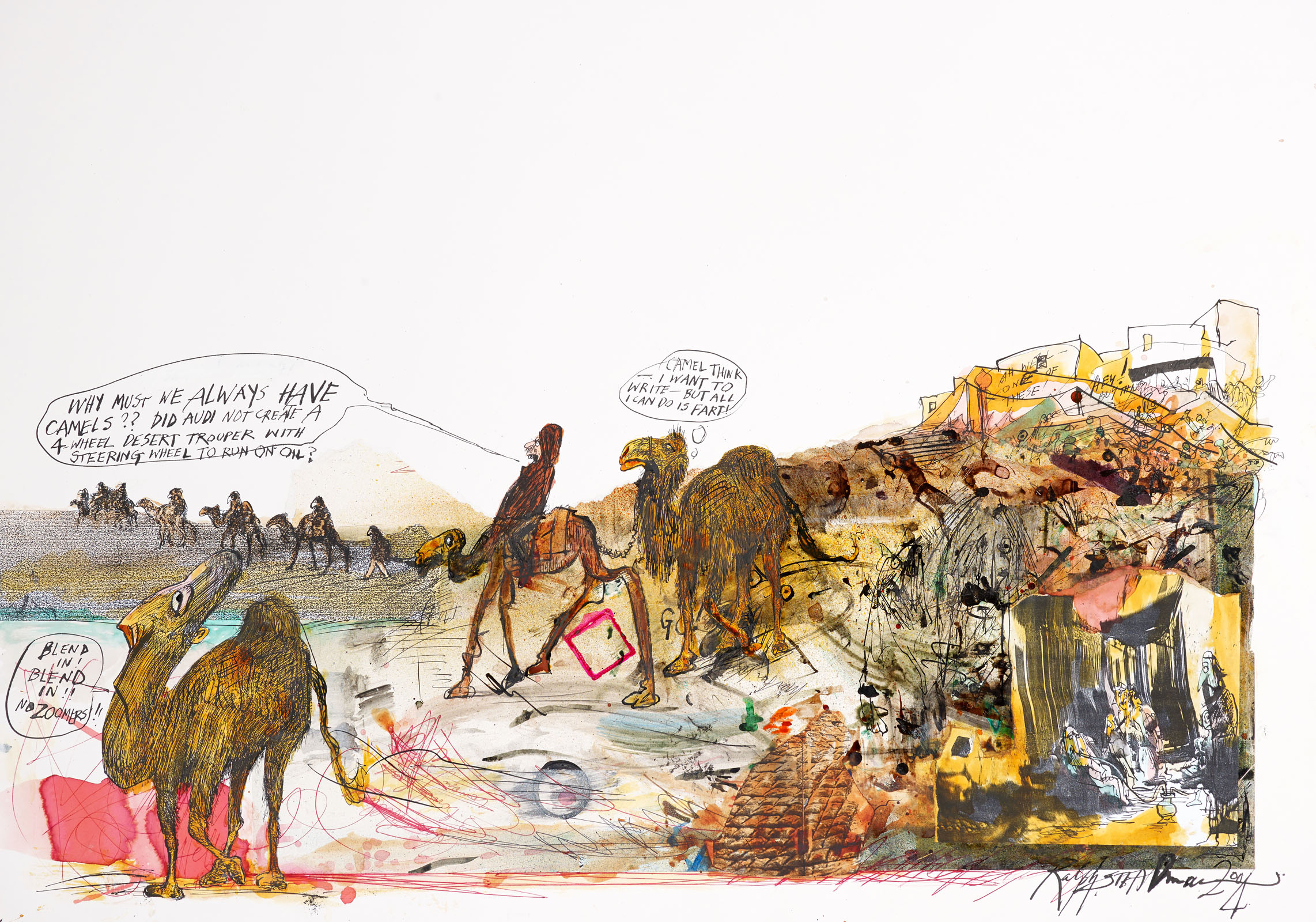 Ralph Steadman's collaboration with Will Self