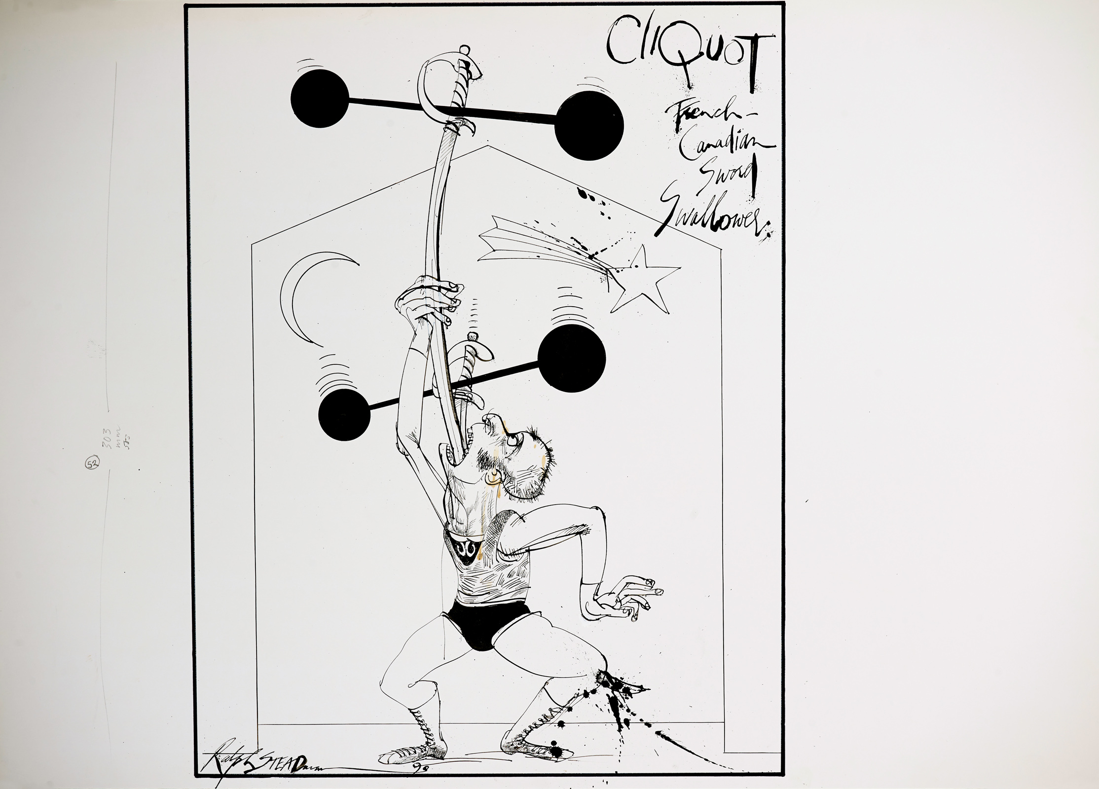 Collaboration between Ralph Steadman and Will Self