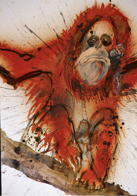 Orangutan Orangutan from Critical Critters by Ralph Steadman and Ceri Levy