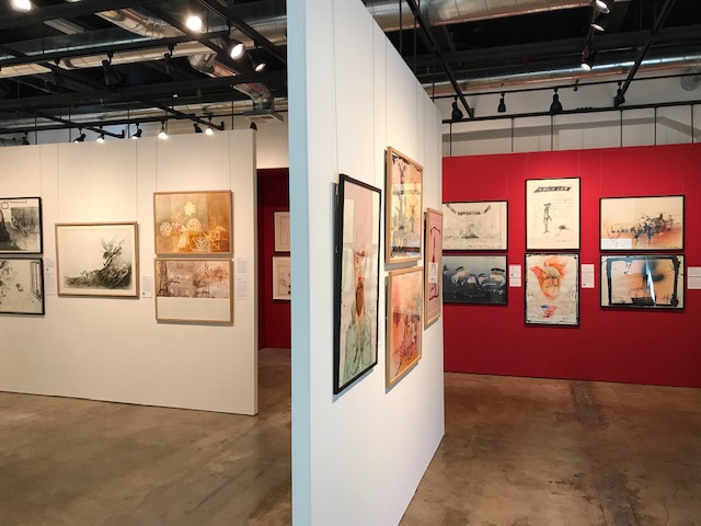 Exhibition, ralphsteadman, sanfransisco, art